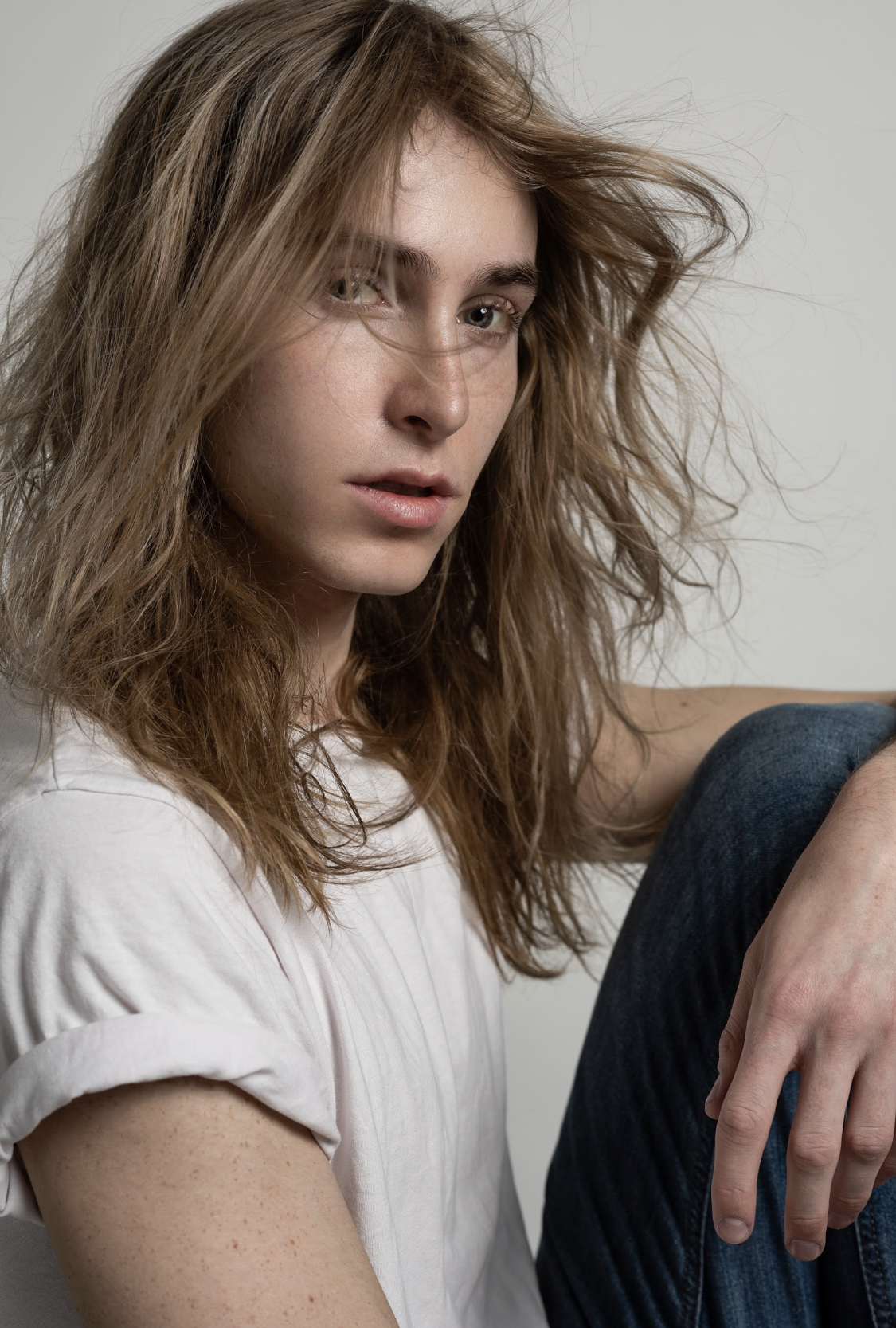 Wavy Long Hair Male by Liam Carey
